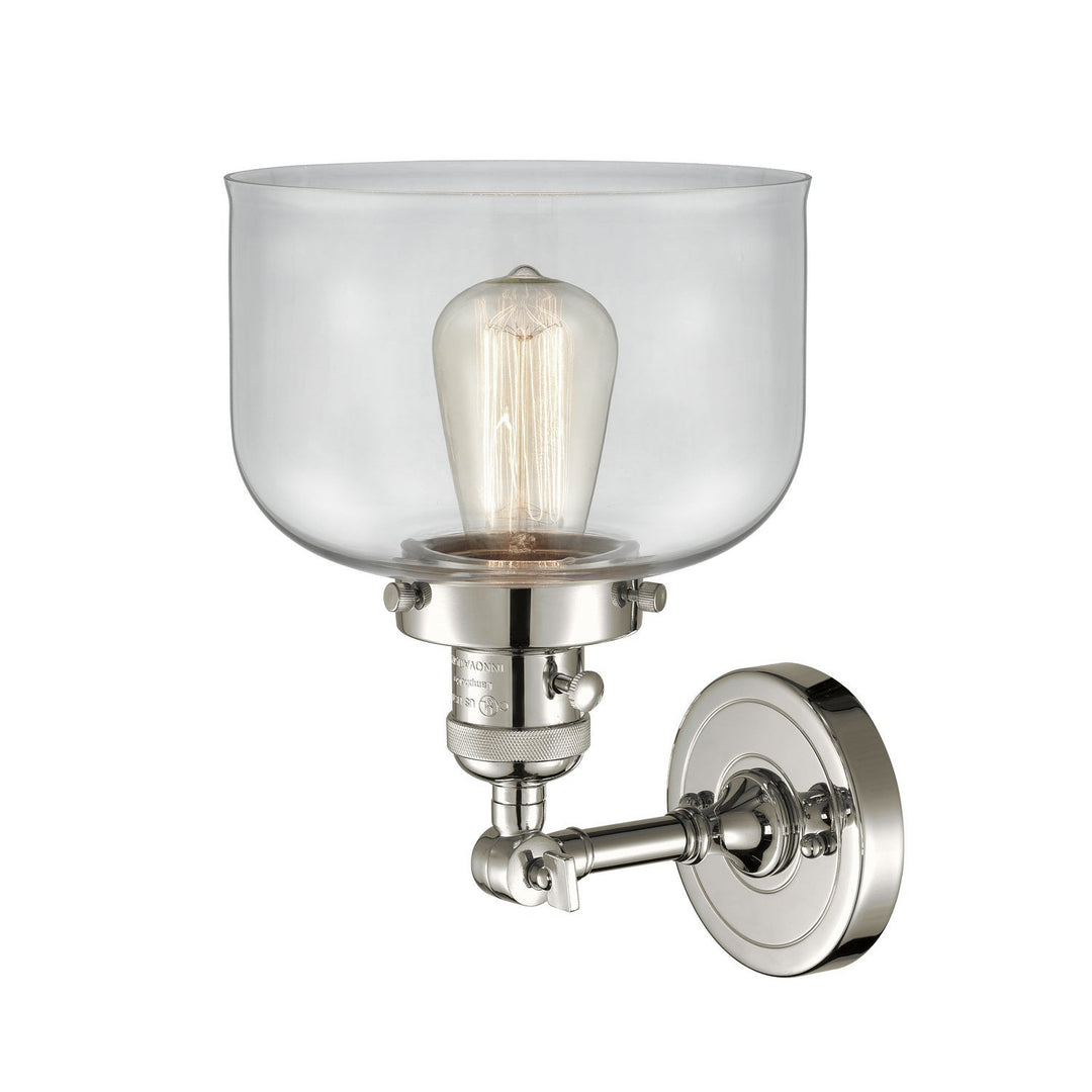 Innovations Franklin Restoration 203SW-PN-G72 Wall Sconce Light - Polished Nickel