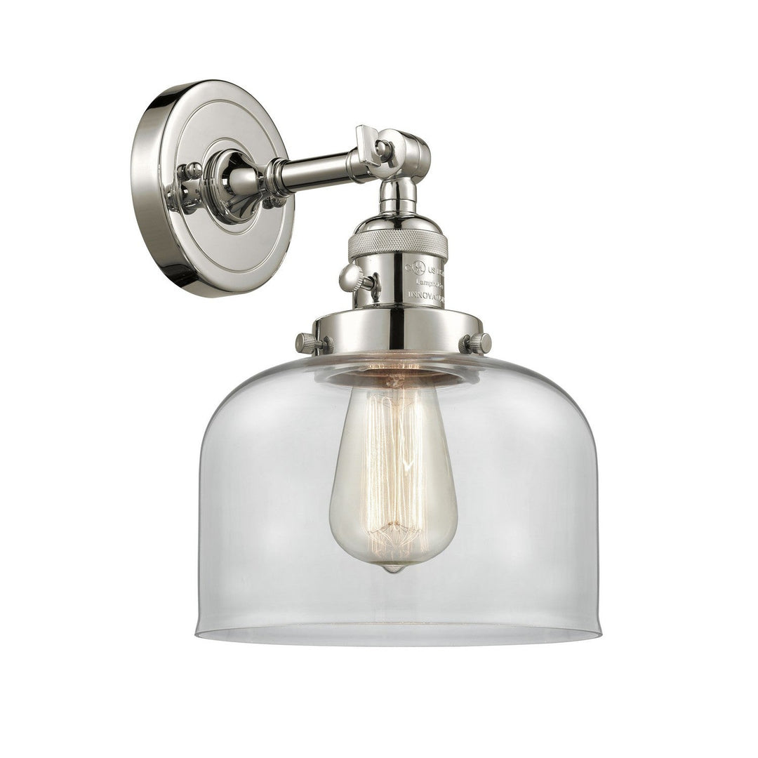 Innovations Franklin Restoration 203SW-PN-G72-LED Wall Sconce Light - Polished Nickel