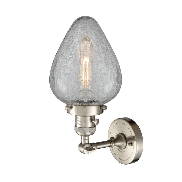 Innovations Franklin Restoration 203SW-SN-G165 Wall Sconce Light - Brushed Satin Nickel