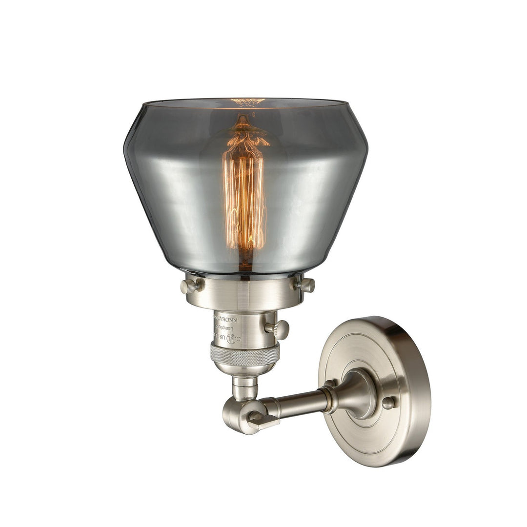 Innovations Franklin Restoration 203SW-SN-G173 Wall Sconce Light - Brushed Satin Nickel