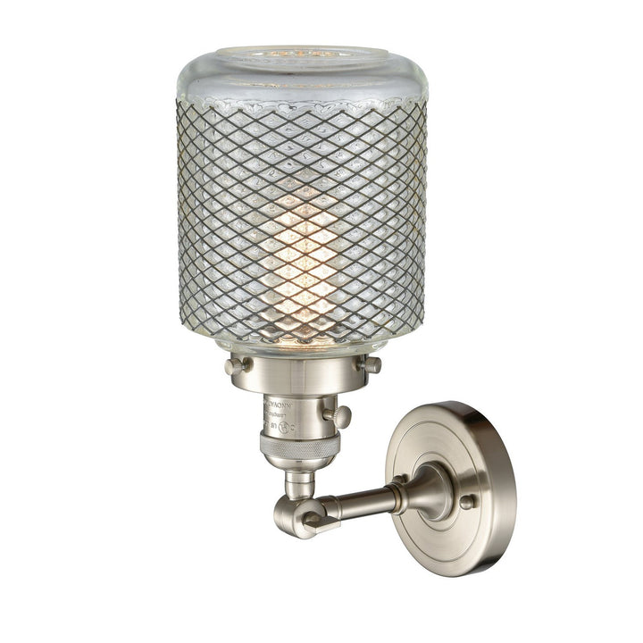 Innovations Franklin Restoration 203SW-SN-G262 Wall Sconce Light - Brushed Satin Nickel