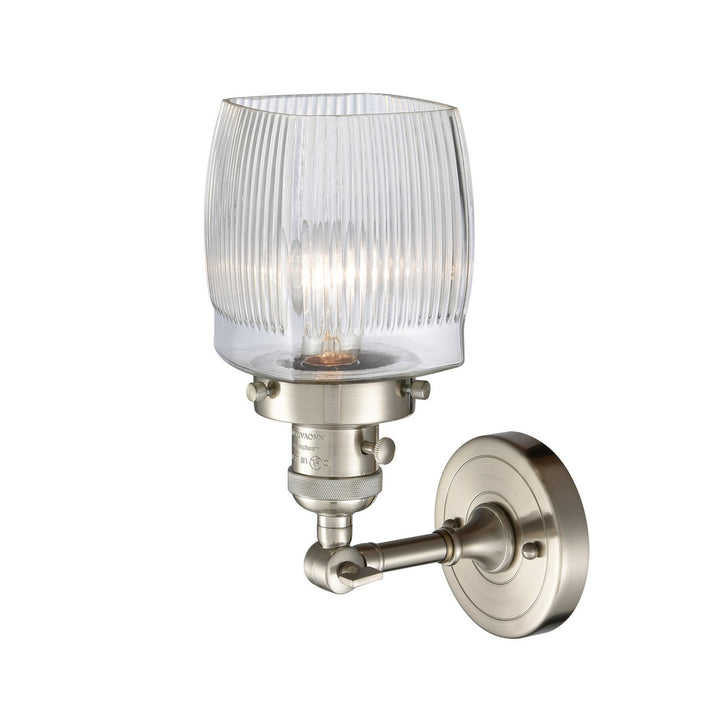 Innovations Franklin Restoration 203SW-SN-G302 Wall Sconce Light - Brushed Satin Nickel