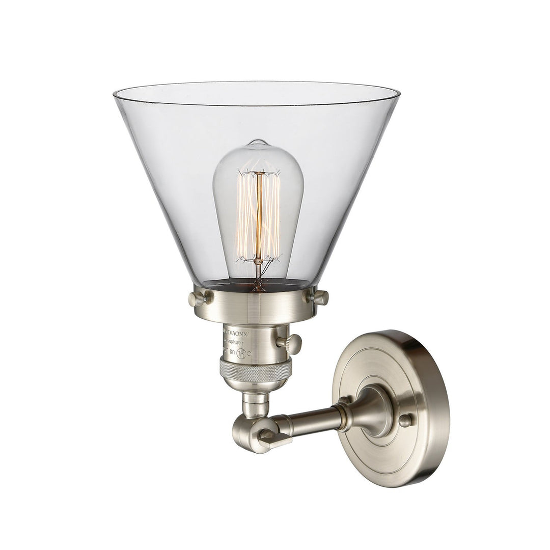 Innovations Franklin Restoration 203SW-SN-G42 Wall Sconce Light - Brushed Satin Nickel