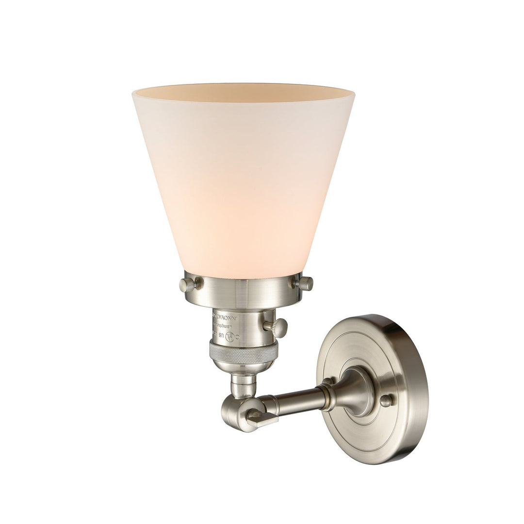 Innovations Franklin Restoration 203SW-SN-G61 Wall Sconce Light - Brushed Satin Nickel