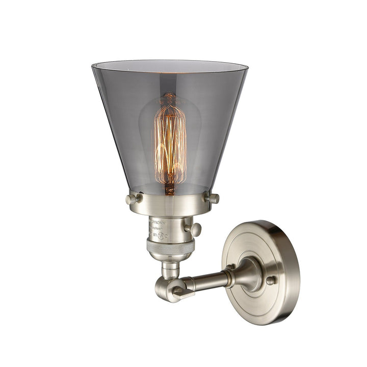 Innovations Franklin Restoration 203SW-SN-G63 Wall Sconce Light - Brushed Satin Nickel