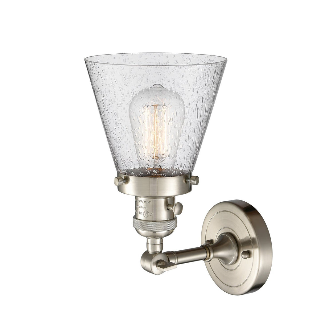 Innovations Franklin Restoration 203SW-SN-G64 Wall Sconce Light - Brushed Satin Nickel