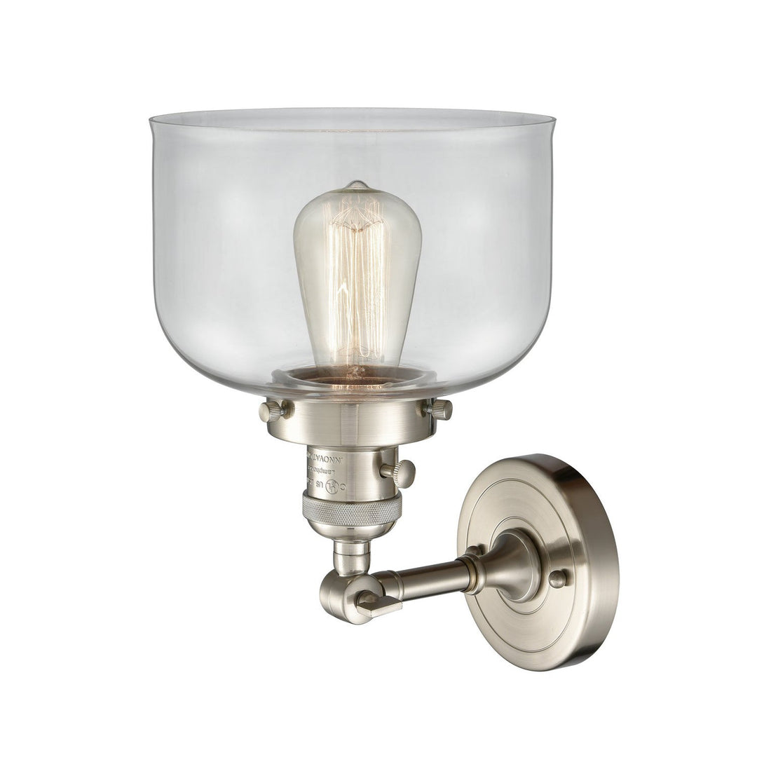 Innovations Franklin Restoration 203SW-SN-G72 Wall Sconce Light - Brushed Satin Nickel