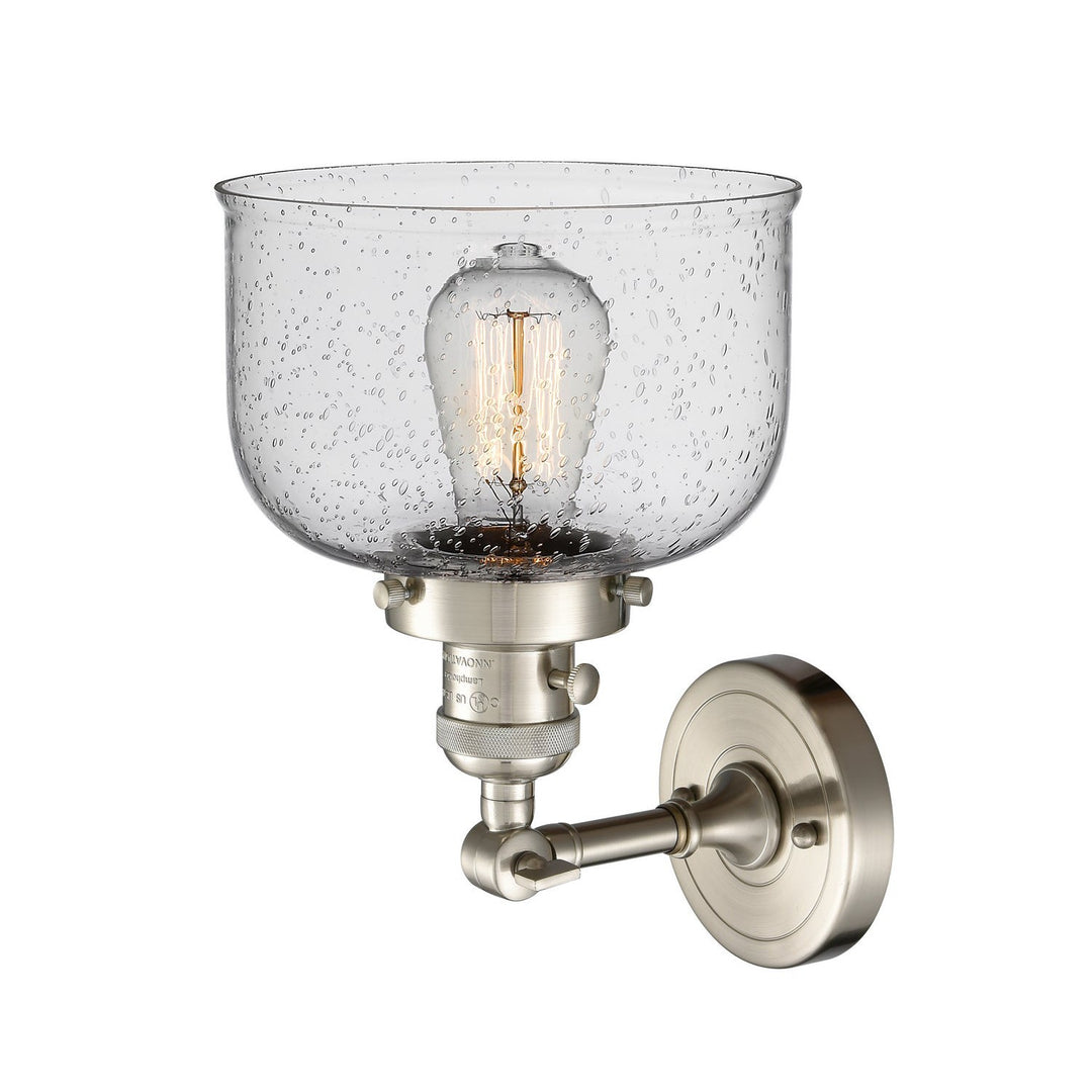 Innovations Franklin Restoration 203SW-SN-G74 Wall Sconce Light - Brushed Satin Nickel