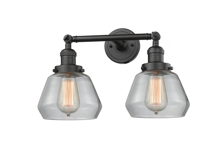 Innovations Franklin Restoration 208L-OB-G172 Bath Vanity Light 7 in. wide - Oil Rubbed Bronze