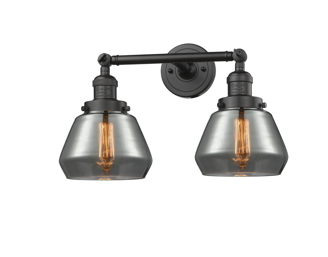 Innovations Franklin Restoration 208L-OB-G173-LED Bath Vanity Light 7 in. wide - Oil Rubbed Bronze