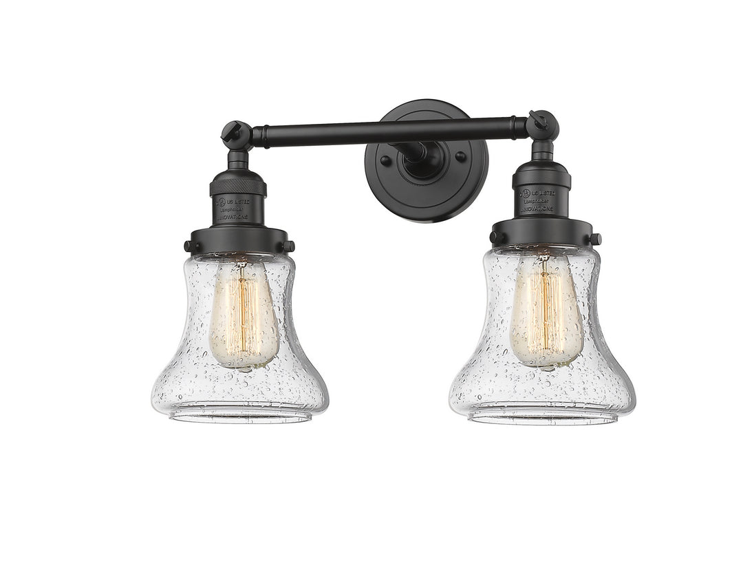 Innovations Franklin Restoration 208L-OB-G194-LED Bath Vanity Light 7 in. wide - Oil Rubbed Bronze