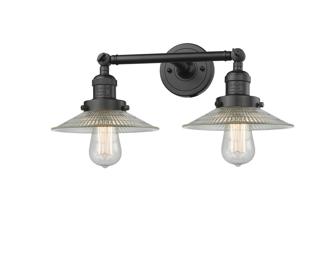 Innovations Franklin Restoration 208L-OB-G2-LED Bath Vanity Light 9 in. wide - Oil Rubbed Bronze