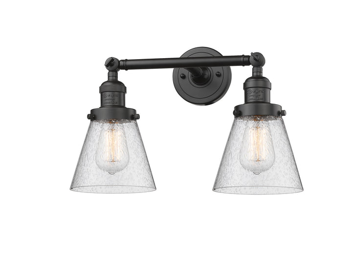 Innovations Franklin Restoration 208L-OB-G64 Bath Vanity Light 7 in. wide - Oil Rubbed Bronze