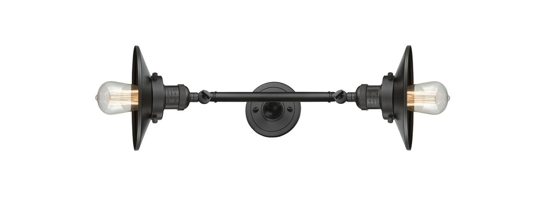 Innovations Franklin Restoration 208L-OB-M5-LED Bath Vanity Light 8 in. wide - Oil Rubbed Bronze