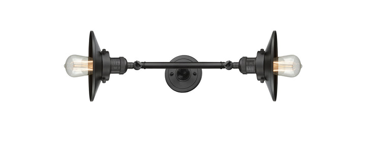 Innovations Franklin Restoration 208L-OB-M5-LED Bath Vanity Light 8 in. wide - Oil Rubbed Bronze