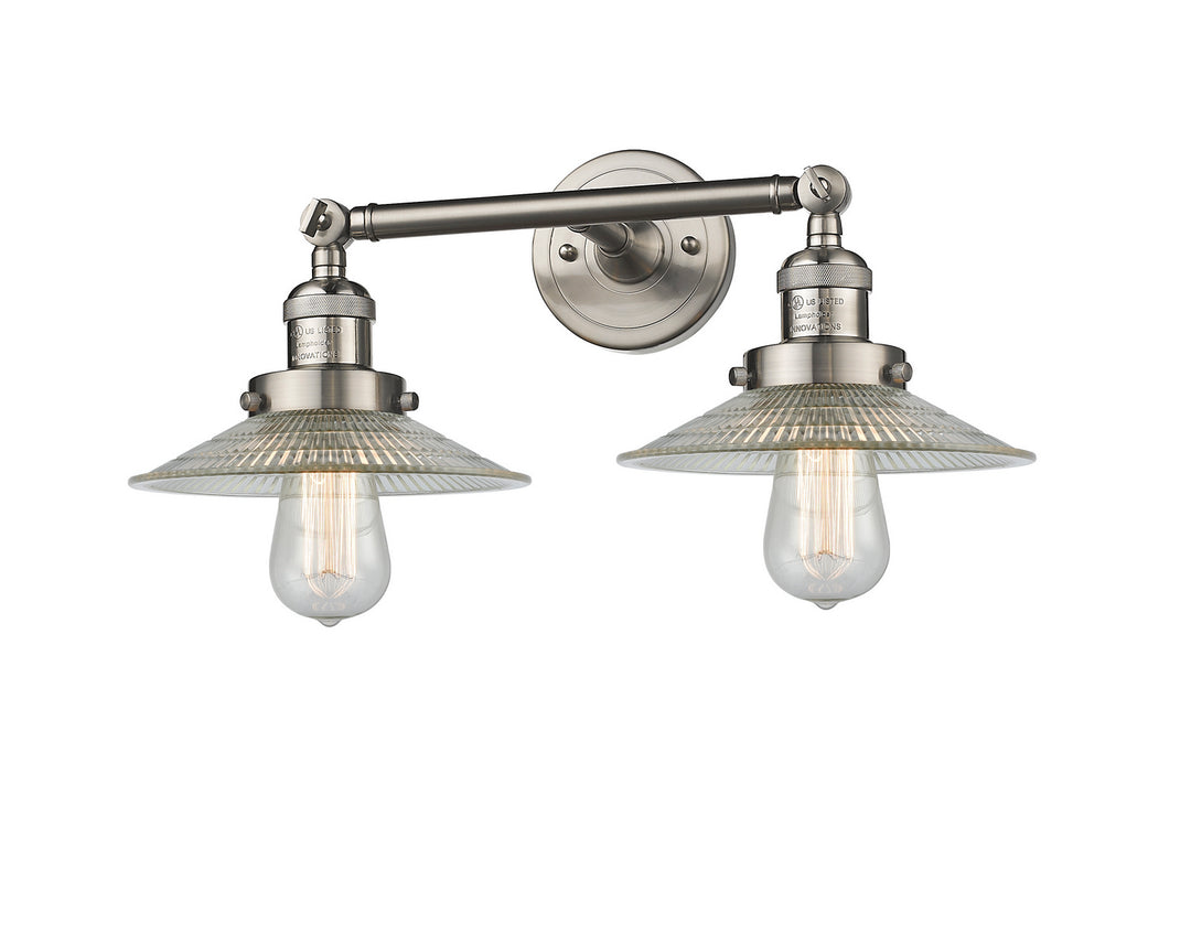 Innovations Franklin Restoration 208L-SN-G2 Bath Vanity Light 9 in. wide - Brushed Satin Nickel