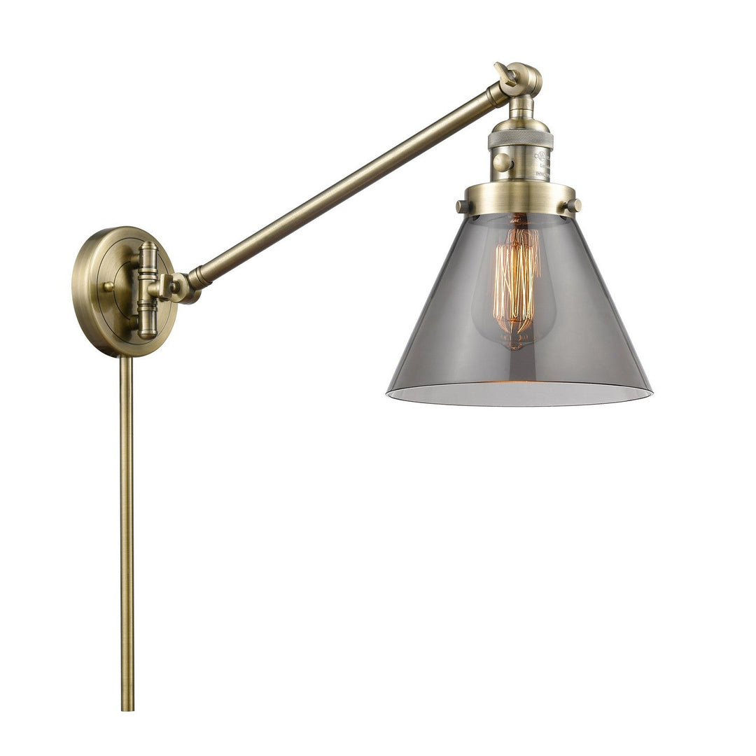 Innovations Franklin Restoration 237-AB-G43-LED Wall Light - Antique Brass