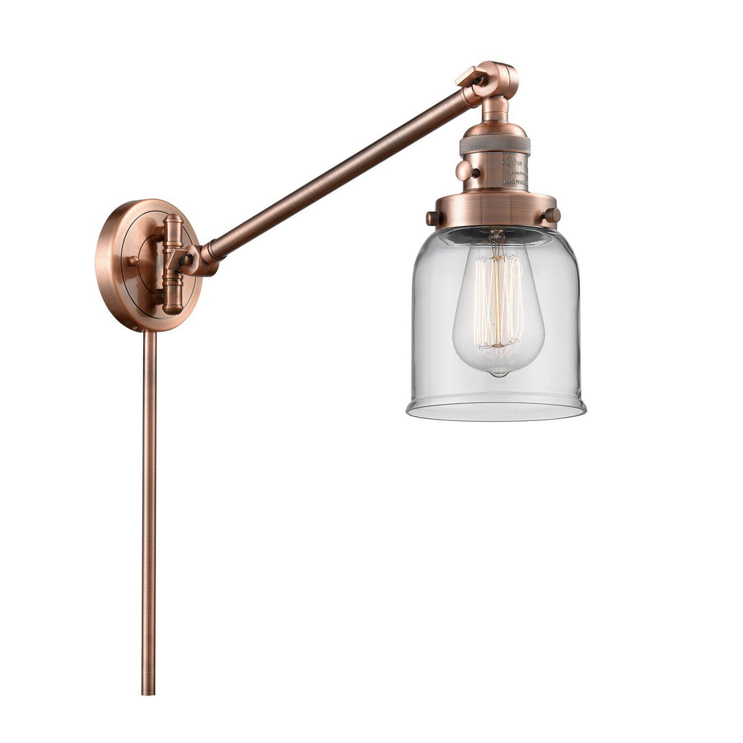 Innovations Franklin Restoration 237-AC-G52-LED Wall Light - Antique Copper