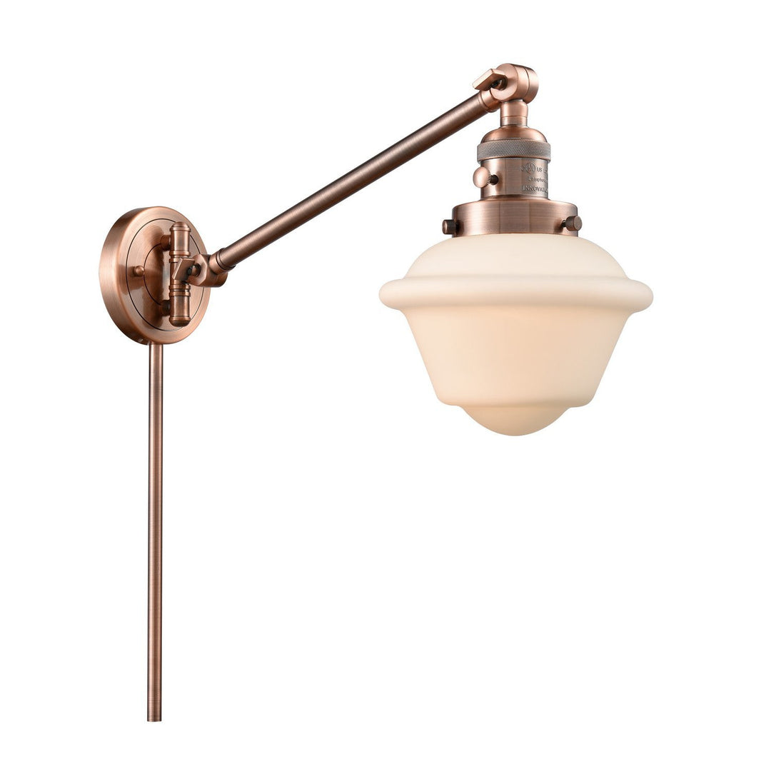 Innovations Franklin Restoration 237-AC-G531-LED Wall Light - Antique Copper