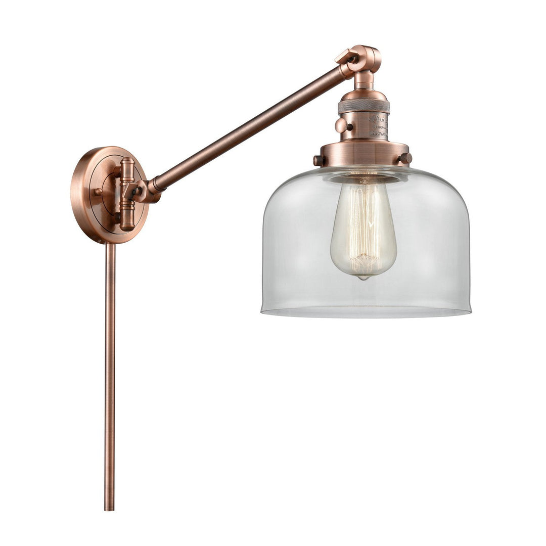 Innovations Franklin Restoration 237-AC-G72-LED Wall Light - Antique Copper