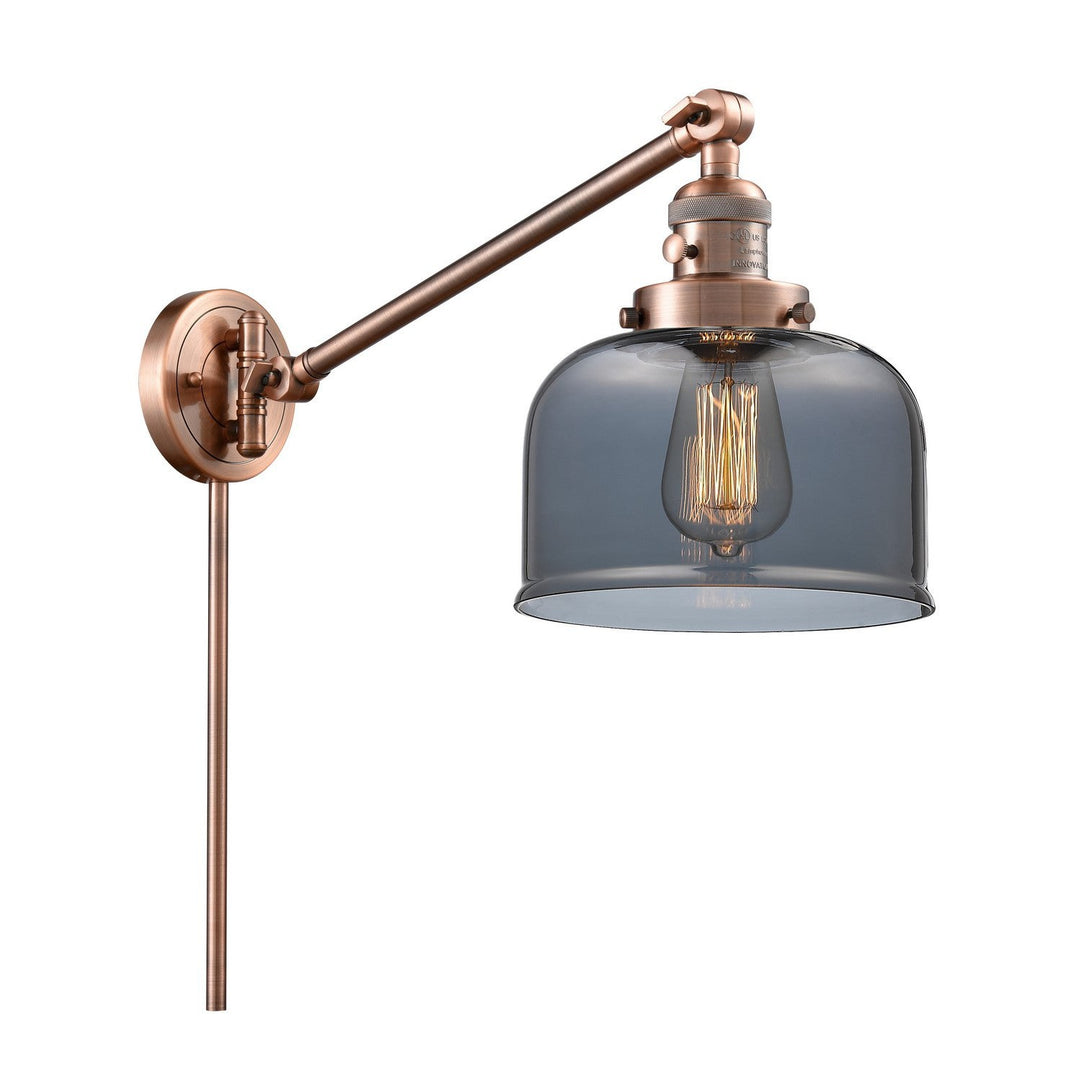 Innovations Franklin Restoration 237-AC-G73-LED Wall Light - Antique Copper