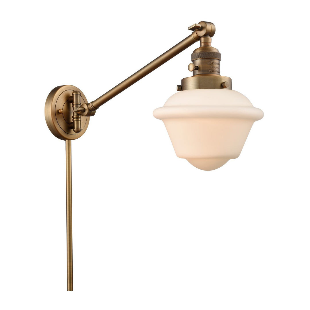 Innovations Franklin Restoration 237-BB-G531-LED Wall Light - Brushed Brass