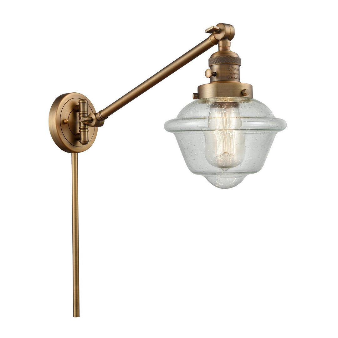Innovations Franklin Restoration 237-BB-G534-LED Wall Light - Brushed Brass