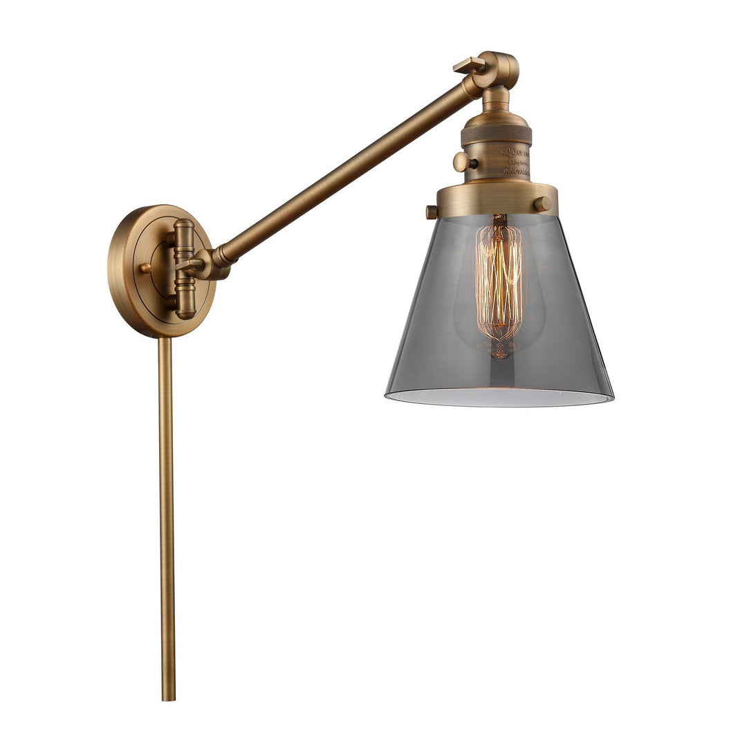 Innovations Franklin Restoration 237-BB-G63-LED Wall Light - Brushed Brass