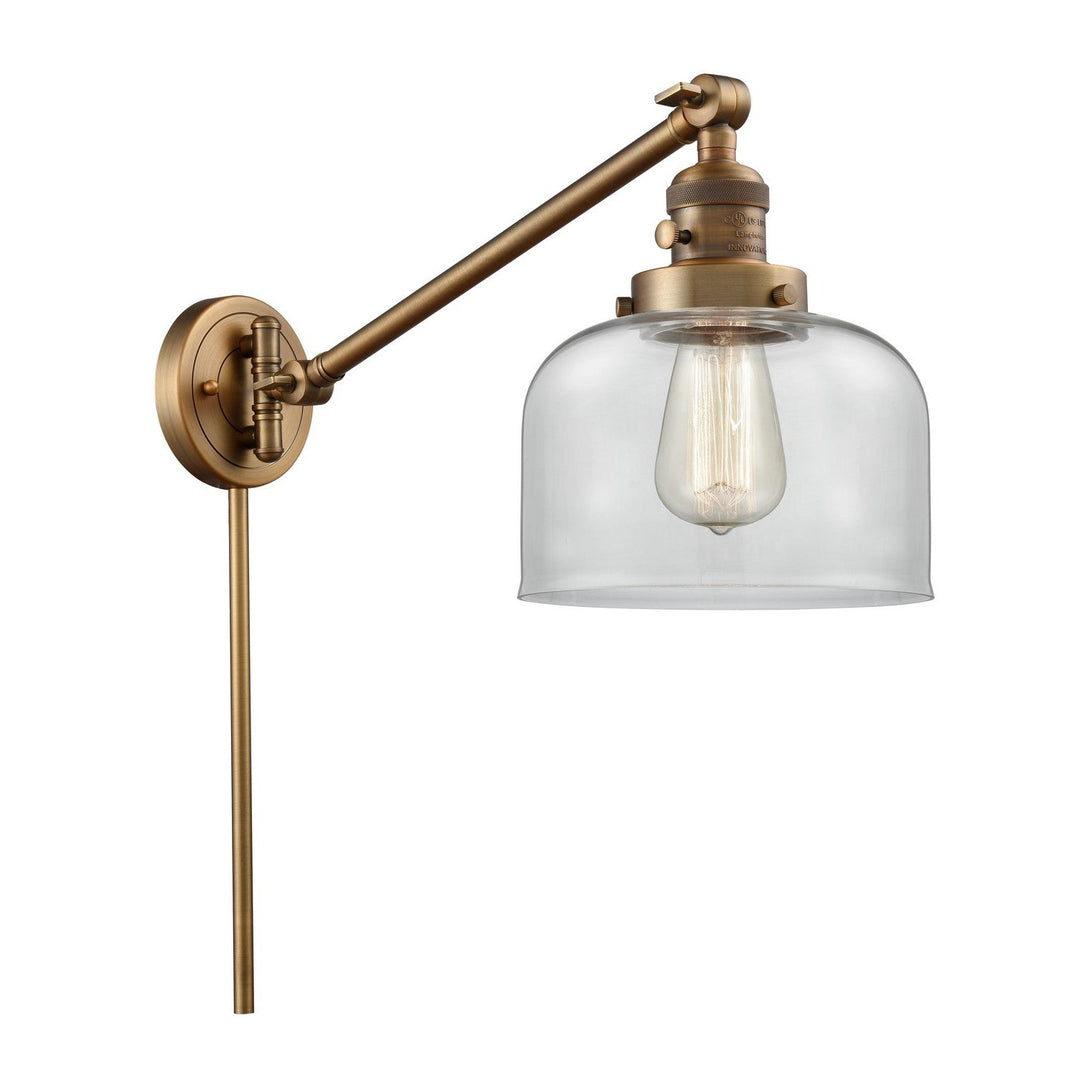 Innovations Franklin Restoration 237-BB-G72-LED Wall Light - Brushed Brass