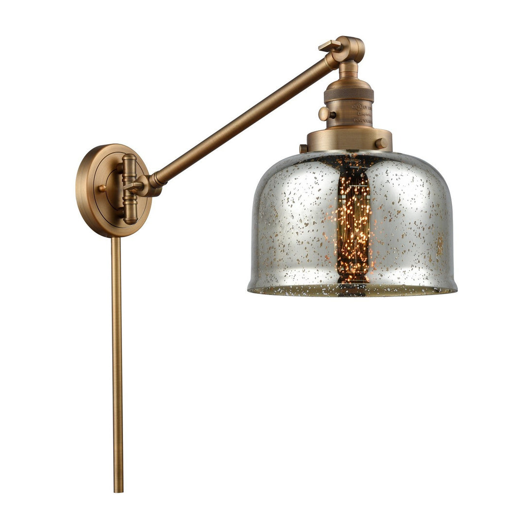 Innovations Franklin Restoration 237-BB-G78-LED Wall Light - Brushed Brass