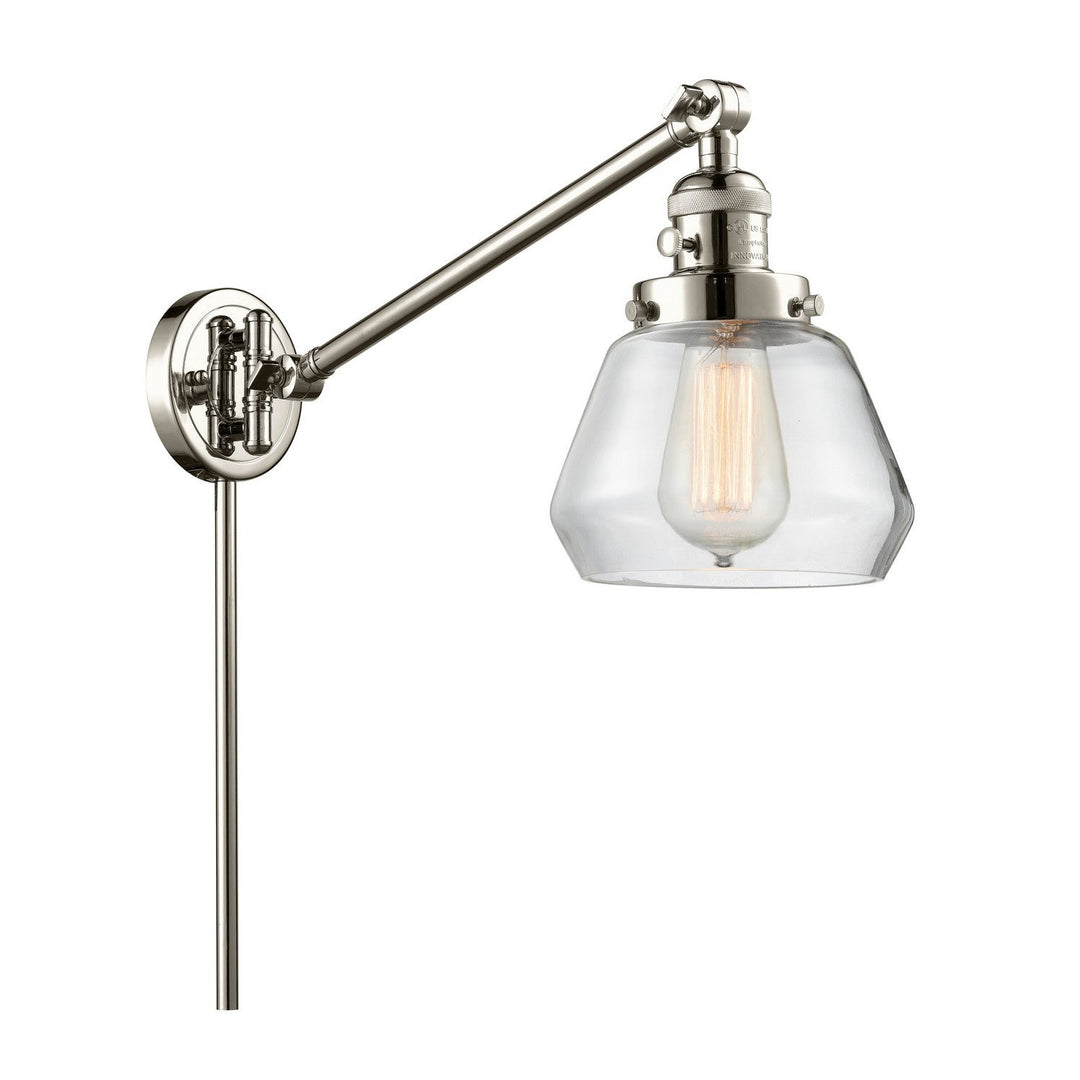 Innovations Franklin Restoration 237-PN-G172-LED Wall Light - Polished Nickel