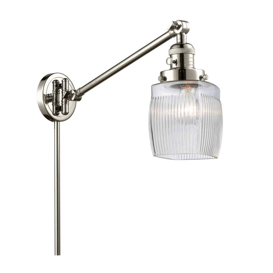 Innovations Franklin Restoration 237-PN-G302-LED Wall Light - Polished Nickel