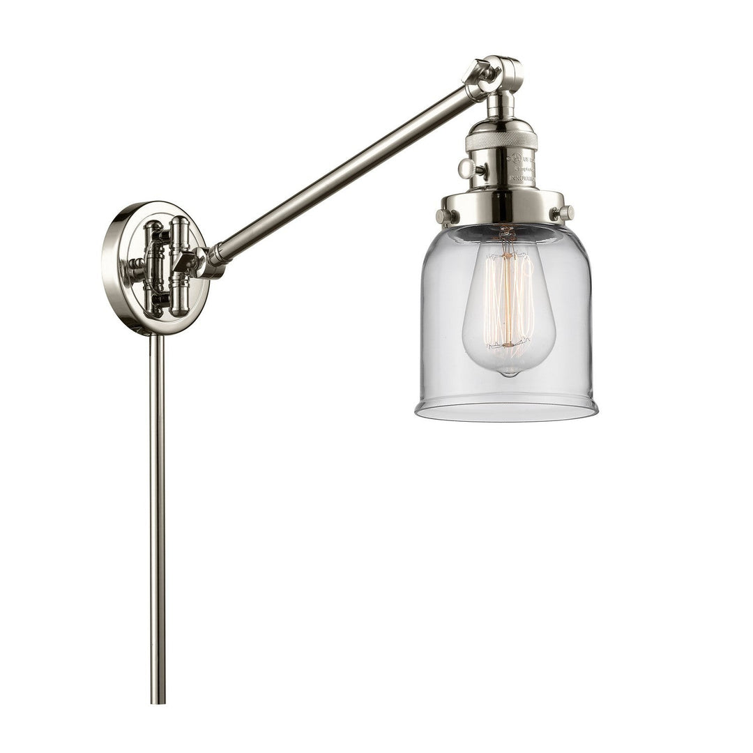 Innovations Franklin Restoration 237-PN-G52-LED Wall Light - Polished Nickel