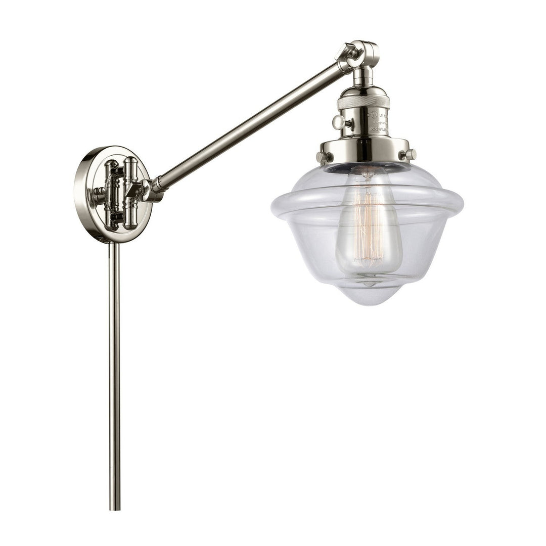 Innovations Franklin Restoration 237-PN-G532-LED Wall Light - Polished Nickel