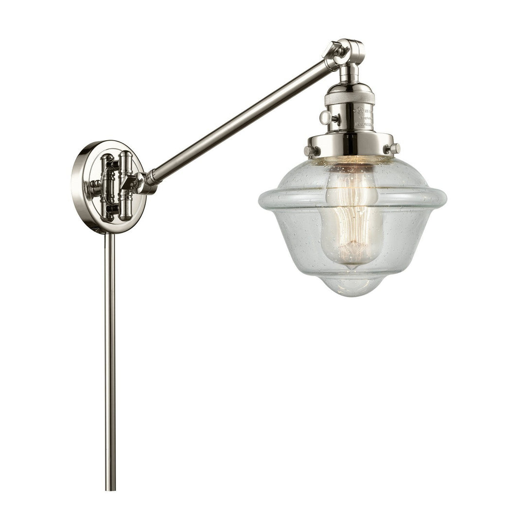 Innovations Franklin Restoration 237-PN-G534-LED Wall Light - Polished Nickel