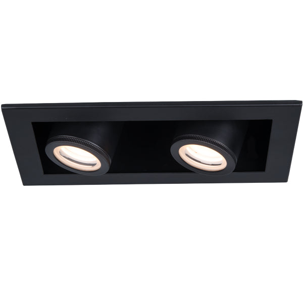 Wac Lighting MT-4315T-927-BKBK Modern Silo Multiples Recessed Light Black/Black