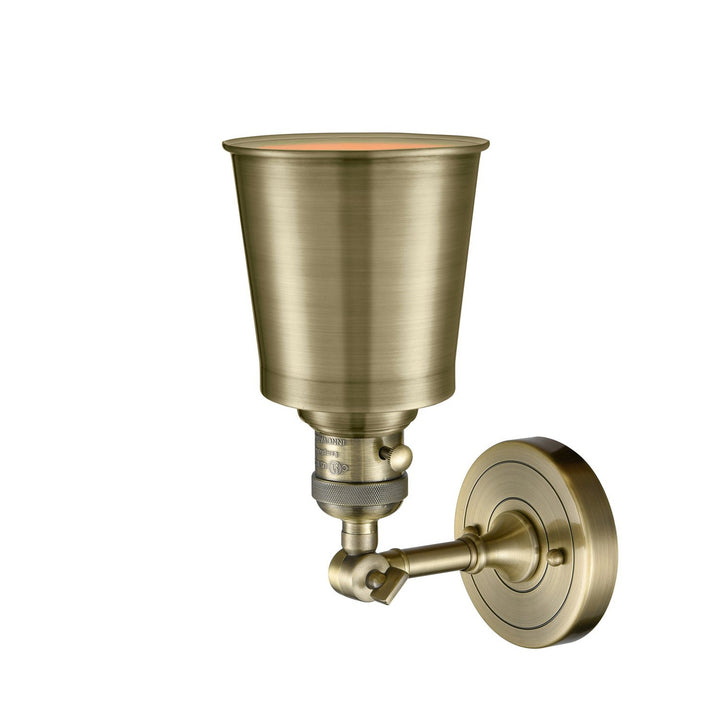 Innovations Franklin Restoration 203SW-AB-M9-AB-LED Wall Sconce Light - Antique Brass