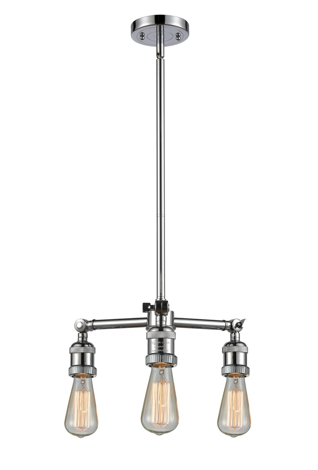Innovations Franklin Restoration 207-PC Chandelier Light - Polished Chrome