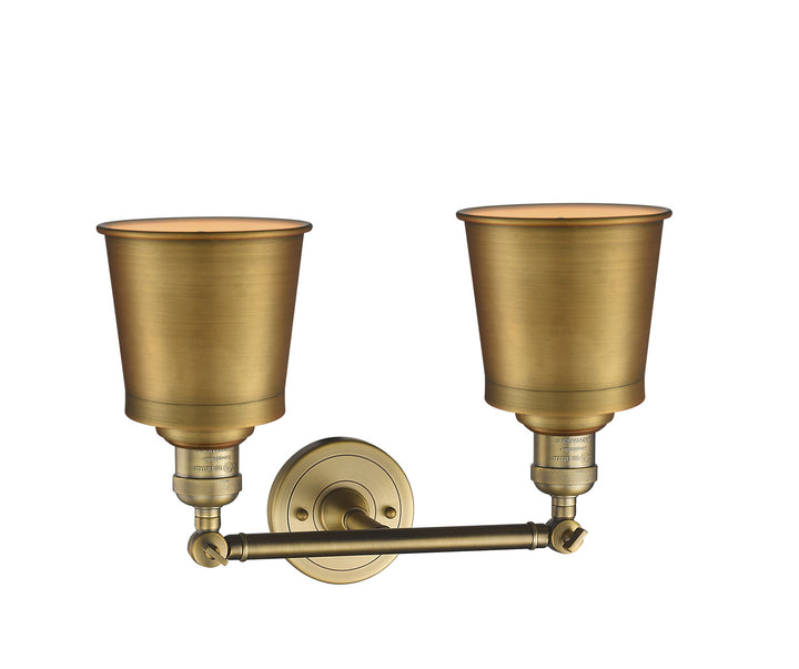 Innovations Franklin Restoration 208-BB-M9-BB Bath Vanity Light 16 in. wide - Brushed Brass