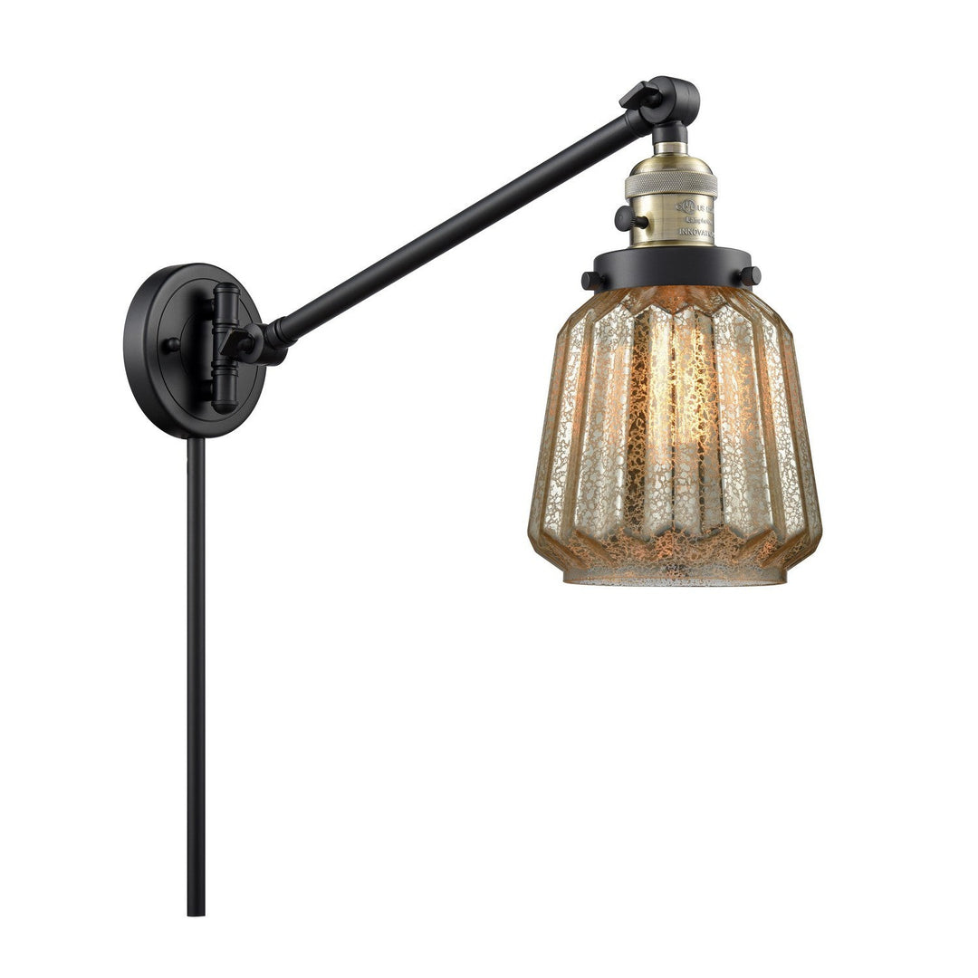 Innovations Franklin Restoration 237-BAB-G146-LED Wall Light - Black Antique Brass