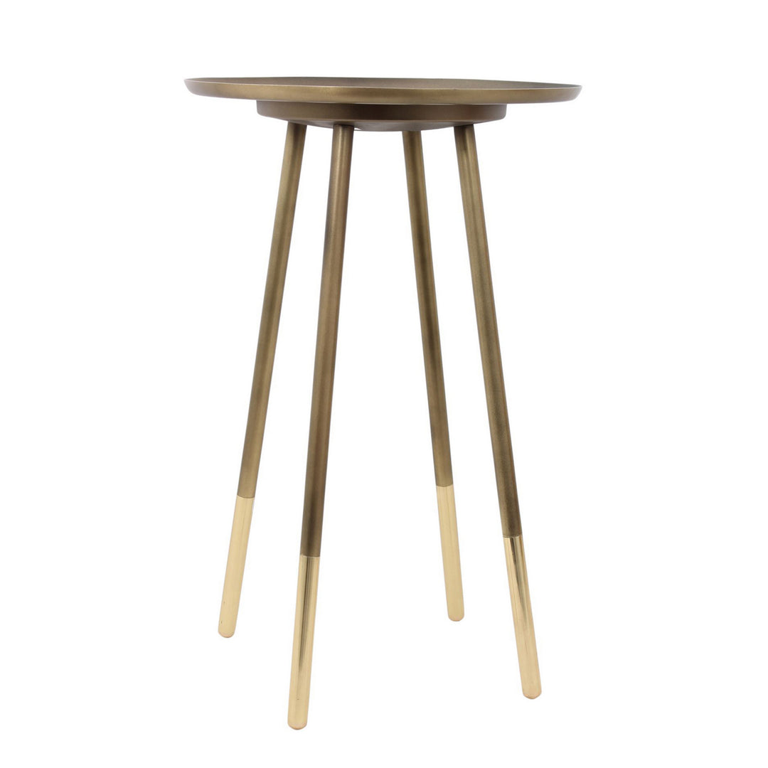 Renwil Lighting TA112 Pawn Accent Table Furniture Brass