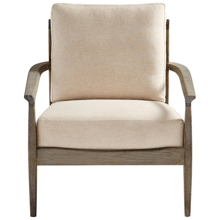 Cyan 10229 Seating - Weathered Oak And Tan