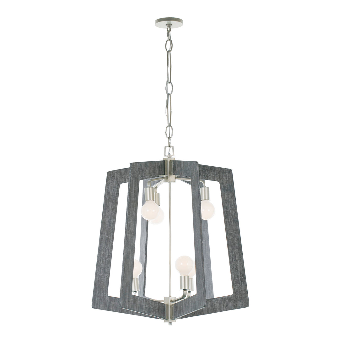 Varaluz Lofty 268F06SOG Pendant Light - Steel