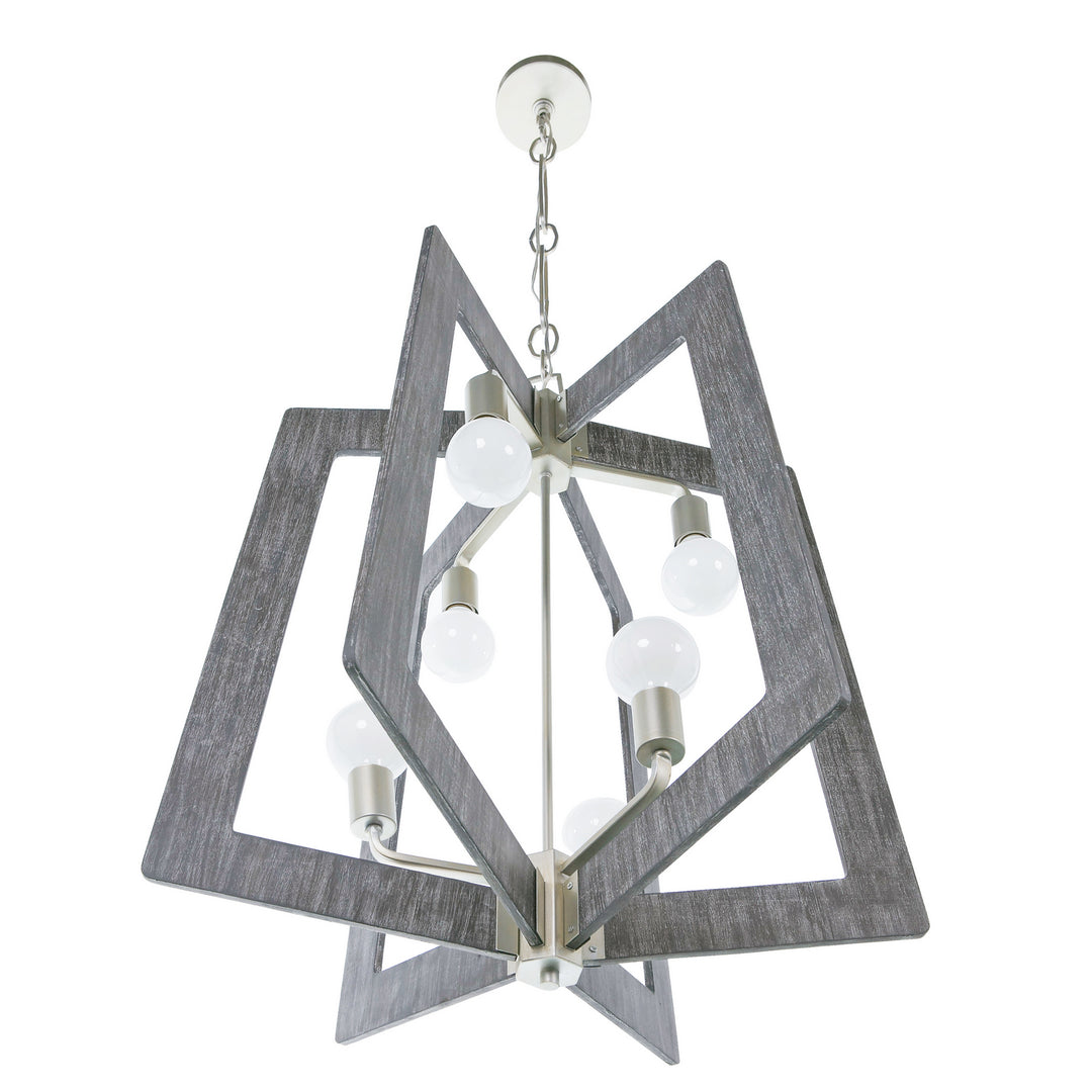 Varaluz Lofty 268F06SOG Pendant Light - Steel