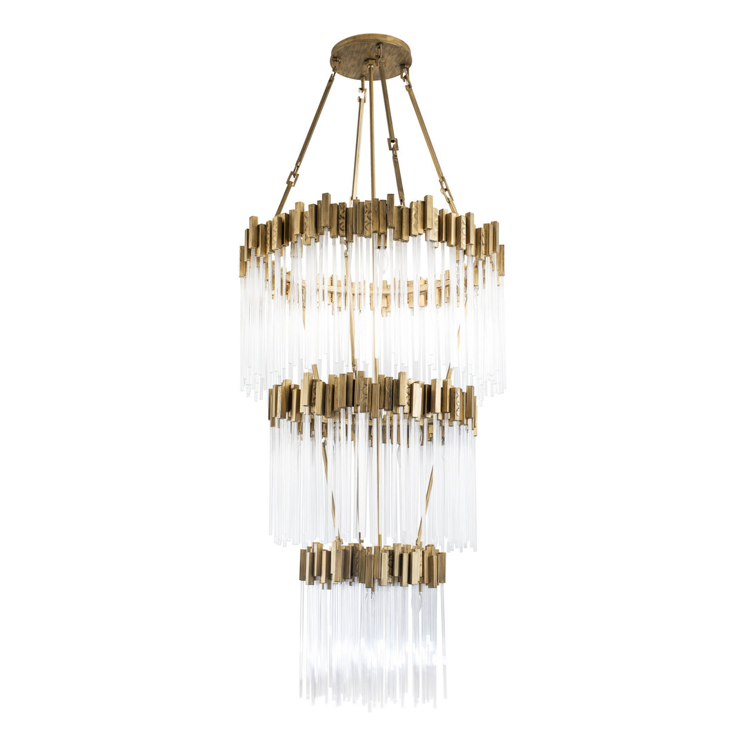 Varaluz Matrix 309C19HG Chandelier Light - Havana Gold