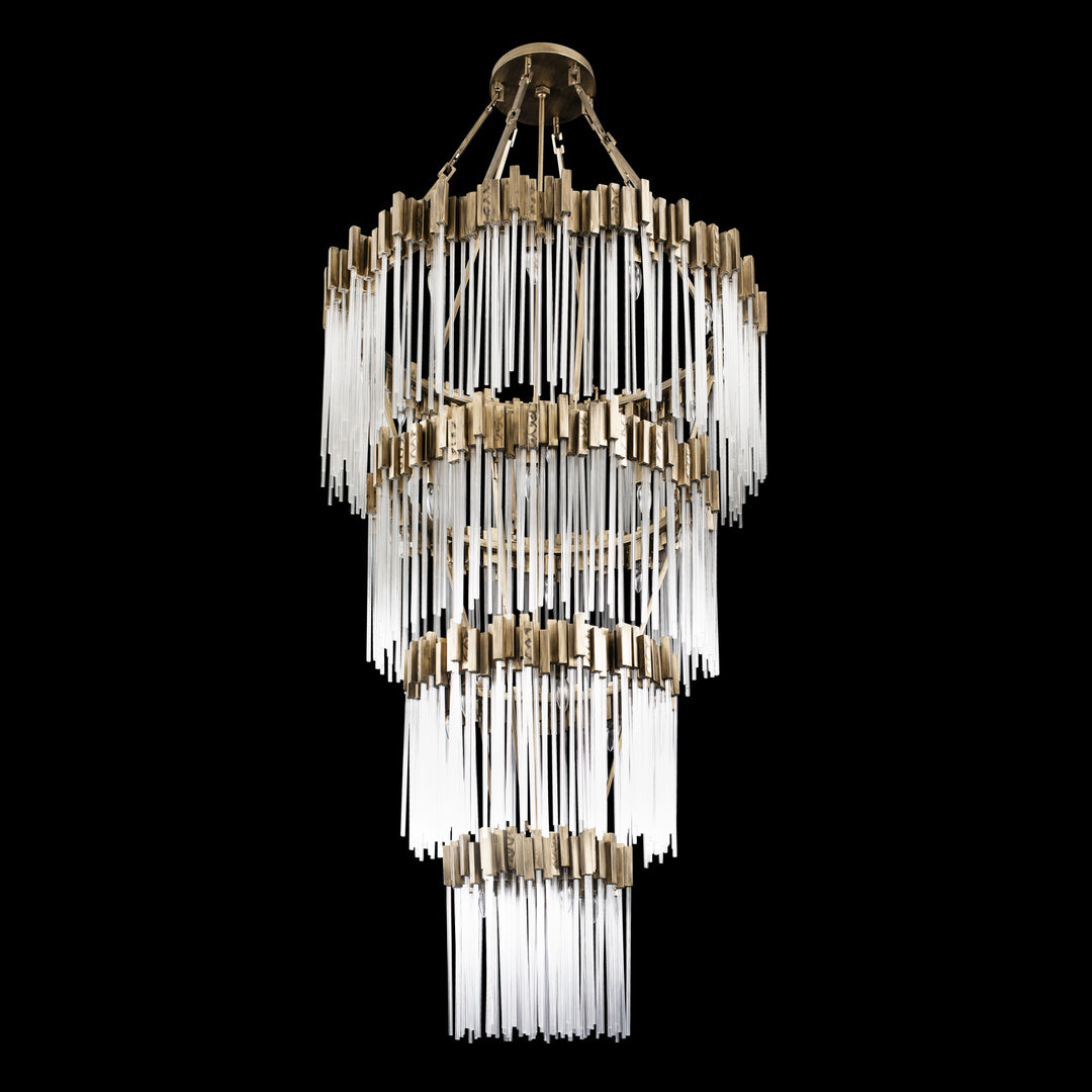Varaluz Matrix 309C30HG Chandelier Light - Havana Gold