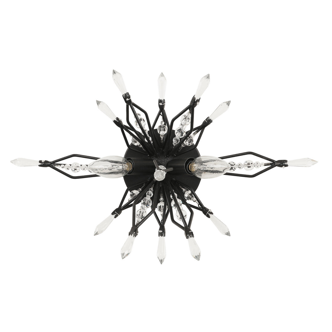 Varaluz Orbital 311B02CB Bath Vanity Light 17 in. wide - Carbon
