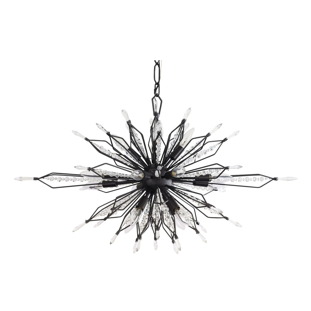 Varaluz Orbital 311N16CB Chandelier Light - Carbon