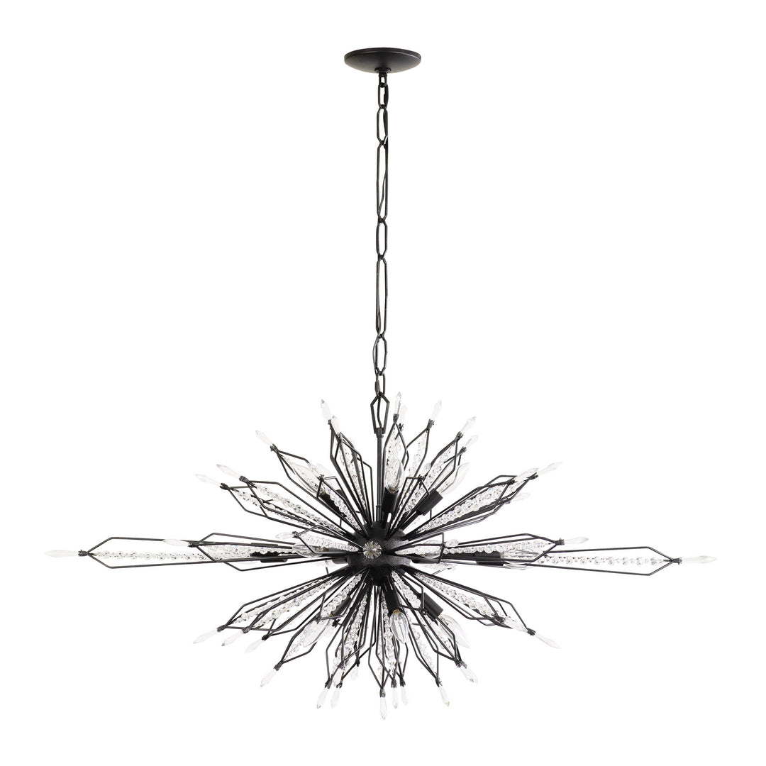 Varaluz Orbital 311N16CB Chandelier Light - Carbon