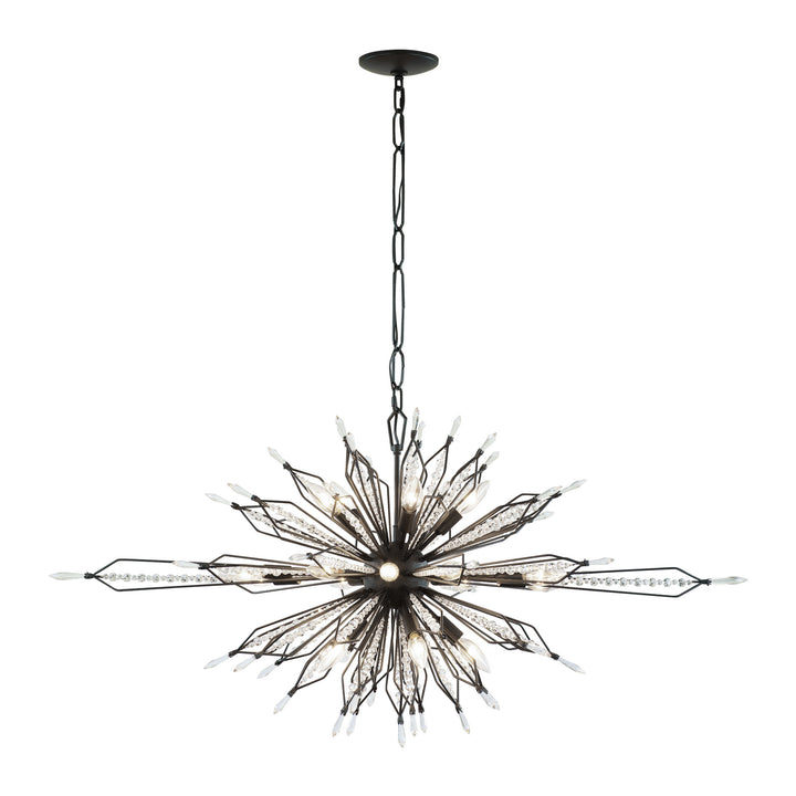 Varaluz Orbital 311N16CB Chandelier Light - Carbon